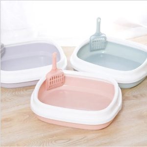 Khay vệ sinh cho mèo chậu cát kèm xẻng