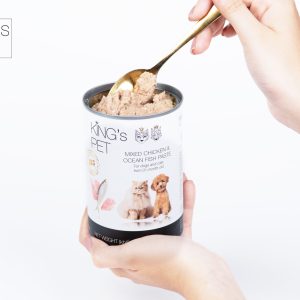 KING'S PET - Hỗn Hợp Gà Và Cá - Lon 380g