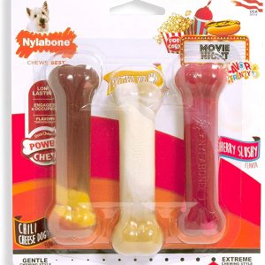 Nylabone Flavor Frenzy Power Chew Triple Pack