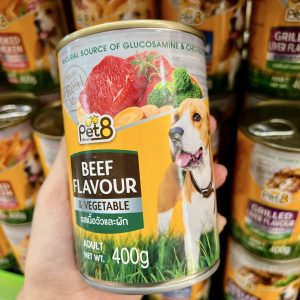 Pet8 CF45 - Hương Vị Bò Và Rau Qủa 400g