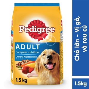 PEDIGREE Adult, Chicken & Vegetables - Thức Ăn Dành Cho Chó Lớn - Vị Gà & Rau Củ 1.5kg