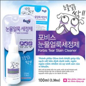 Forcans Dung Dịch Làm Sạch Mắt, Vệ Sinh Vết Ố Mắt Cho Thú Cưng 100ml